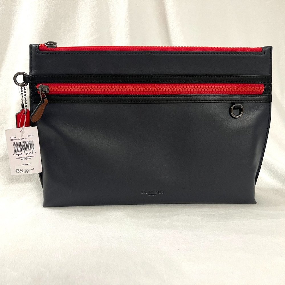 Coach Carryall Pouch NWT